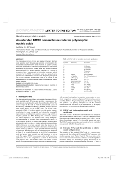 An extended IUPAC nomenclature code for