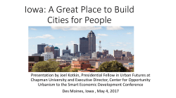 Building Cities for People