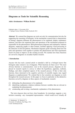Diagrams as Tools for Scientific Reasoning
