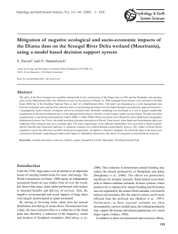Mitigation of negative ecological and socio