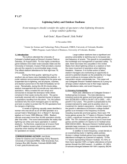 P 1.17 Lightning Safety and Outdoor Stadiums