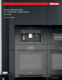 Pureline Obsidian Black 24” Whole Bean Coffee System Plumbed