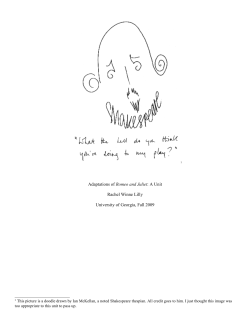 Adaptations of Romeo and Juliet