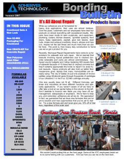 It`s All About Repair - Adhesives Technology Corporation