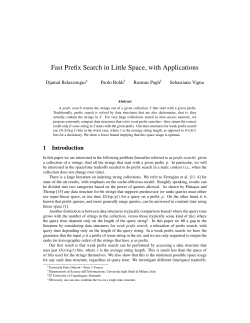 Fast Prefix Search in Little Space, with
