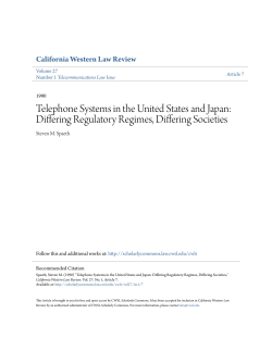 Telephone Systems in the United States and Japan