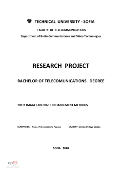 Image contrast enhancement methods - Academica-e