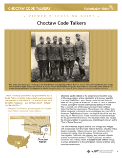 Choctaw Code Talkers