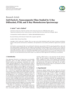 ZnO/ZnAl2O4 Nanocomposite Films Studied by X
