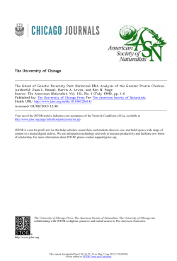 The Ghost of Genetic Diversity Past: Historical DNA Analysis of the