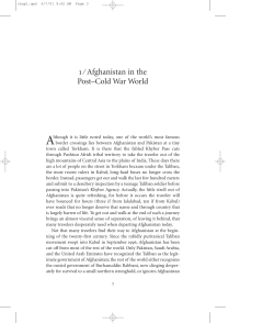 ⁄ Afghanistan in the Post–Cold War World