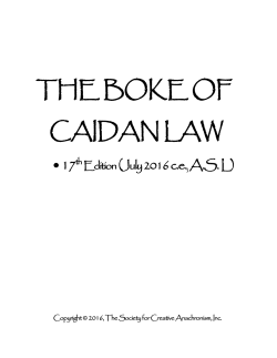 the boke of caidan law