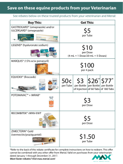Equioxx Merial Coupon - Kern Road Veterinary Clinic