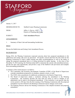 Code Amendment Process