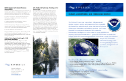 NOAA Climate, Atmospheric, and Hydrologic Science