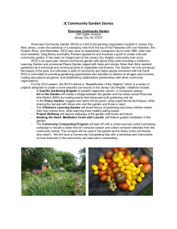 JC Community Garden Stories