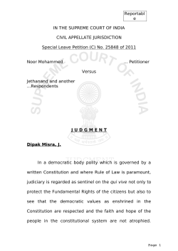 Noor Mohammed vs. Jethanand and another