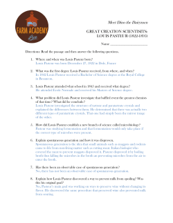 GREAT CREATION SCIENTISTS Worksheet