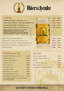 Beer and Wine