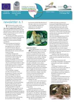 newsletter 1 - European Commission
