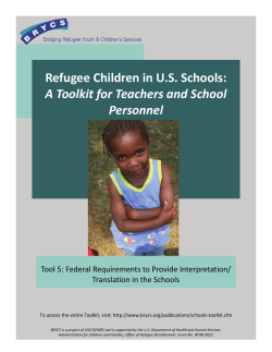 Federal Requirements to Provide Interpretation/Translation