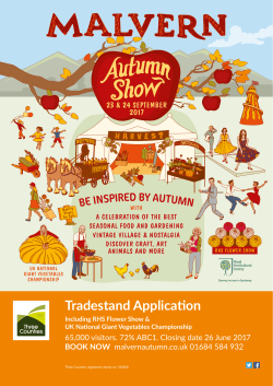 Trade Stand Application Form 2017