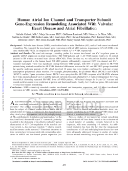 Human Atrial Ion Channel and Transporter Subunit