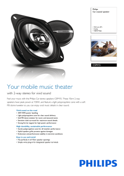 CSP415/00 Philips Car coaxial speaker