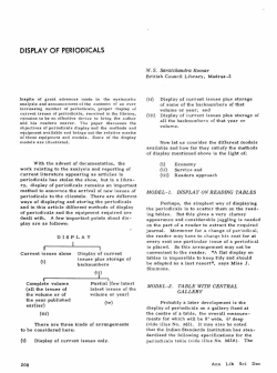 DISPLAY OF PERIODICALS