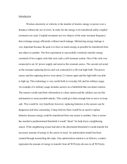 Introduction Wireless electricity or witricity is the transfer of electric