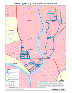 Rome OZ Map - Georgia Department of Community Affairs