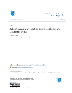 Italian Grammar in Practice: Exercises,Theory and