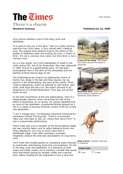 Sunday Times - Three Tree Hill lodge