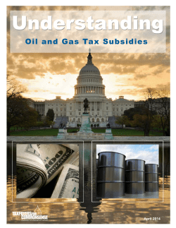 Understanding Oil and Gas Subsidies