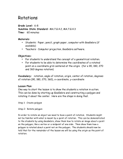 Rotations - Math GR. 6-8