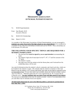 mississippi association of school superintendents the following four