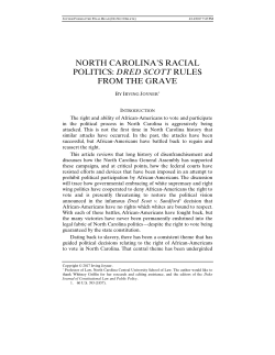 Dred Scott Rules from the Grave - Duke Law Scholarship Repository