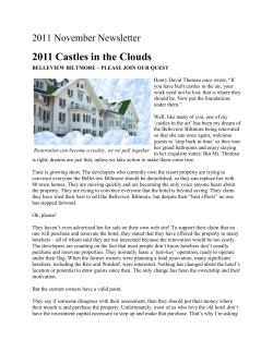 2011 November Newsletter