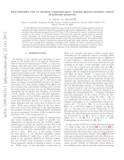 First principles view on chemical compound space: Gaining rigorous
