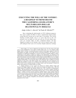 Executing the Will of the Voters? - Death Penalty Information Center