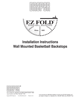 Installation Instructions Wall Mounted Basketball