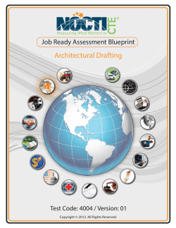 Blueprint- Architectural Drafting- 4004 2014