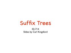 Suffix Trees