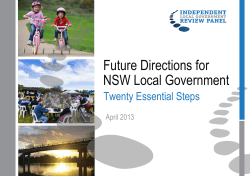 Future Directions for NSW Local Government