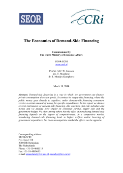 The Economics of Demand