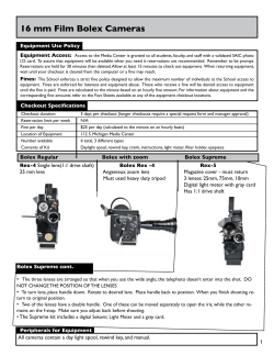 bolex update for 9