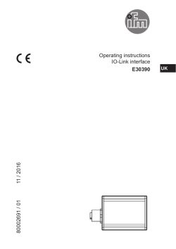 Operating instructions