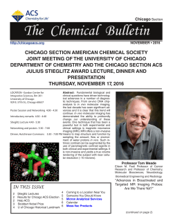 2016 November Chemical Bulletin