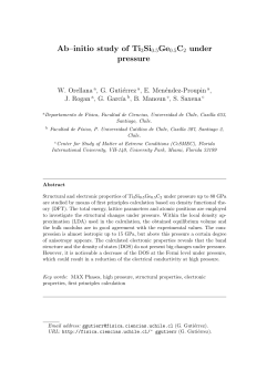 Ab&ndash;initio study of Ti3Si0.5Ge0.5C2 under pressure