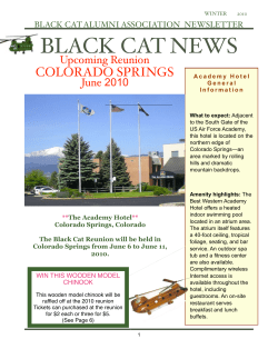 February Newsletter - 213th ASHC "Black Cats" Alumni Association